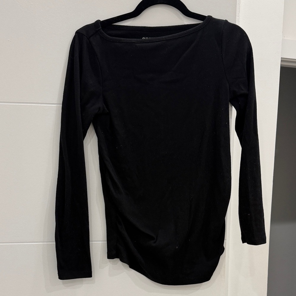 Old navy maternity boatneck long sleeve